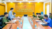 Đoàn Kiểm sát Viện Kiểm sát Nhân dân khu vực 1 trực tiếp kiểm sát việc thi hành án hình sự tại UBND phường Nha Trang